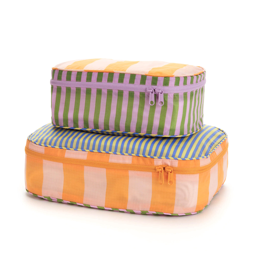 Paper Plane - Baggu - Packing Cube Set - Hotel Stripes