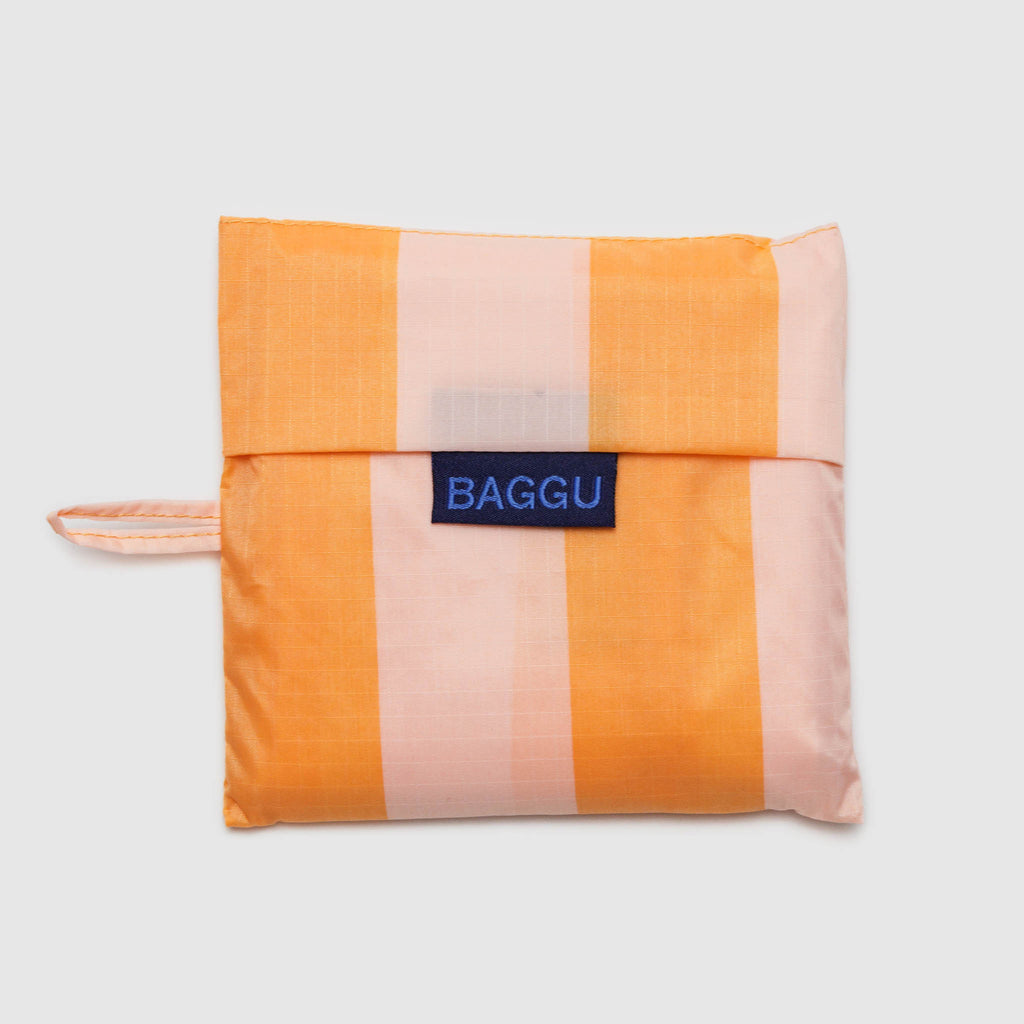 Paper Plane - Baggu - Standard Carry Bag - Tangerine Stripe