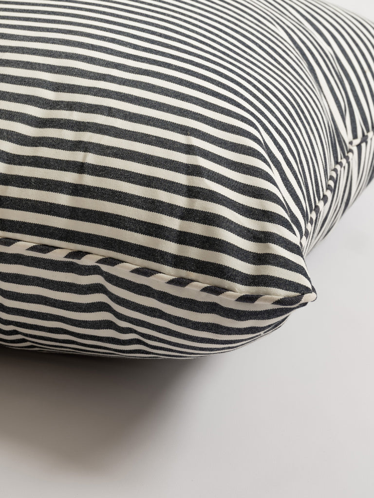 Floor Pillow - Navy Stripe