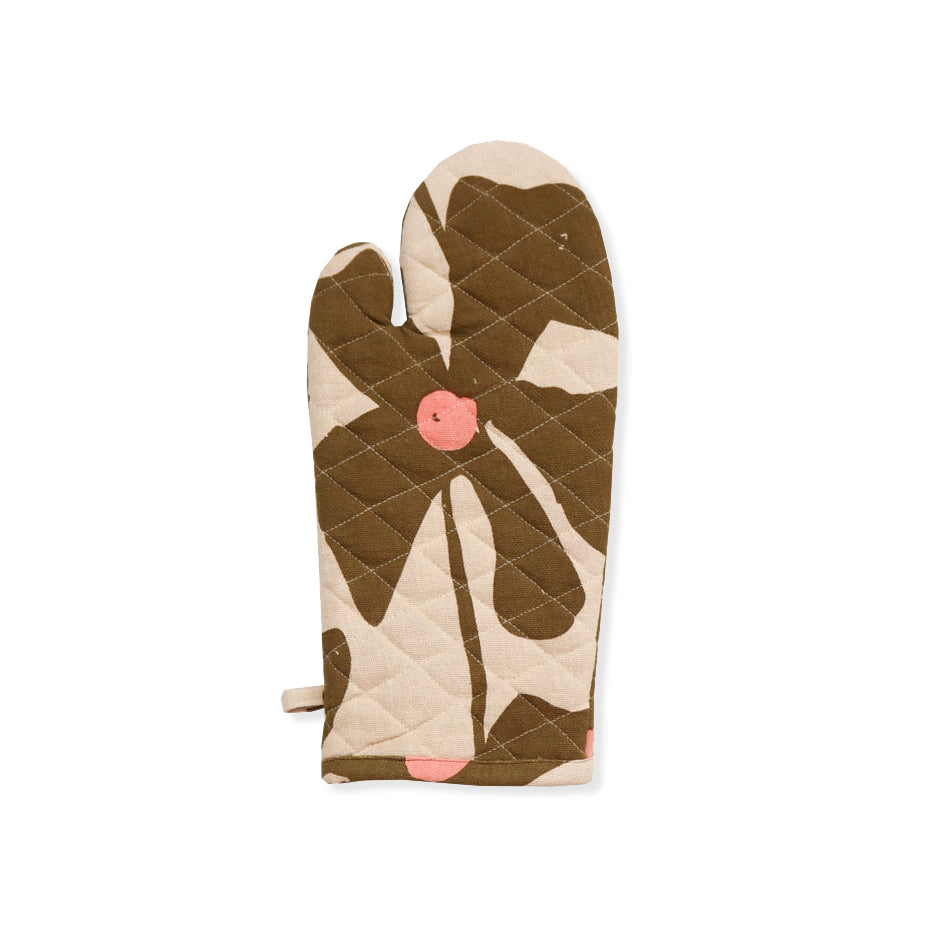 Paper Plane - Mosey Me - Olive Poppy Oven Mitt