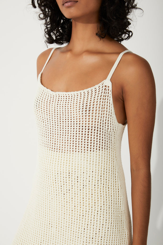 Milk Crochet Dress