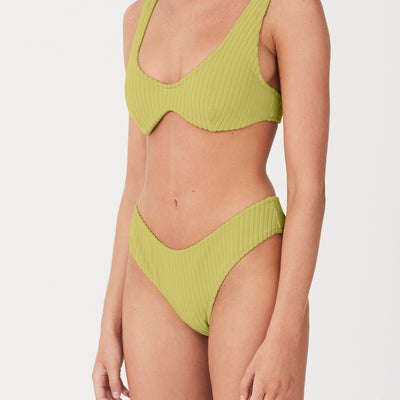 Olive Cord Towelling Bikini