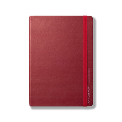 A5 Ruled Notebook - Burgundy