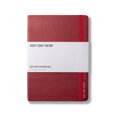 A5 Ruled Notebook - Burgundy