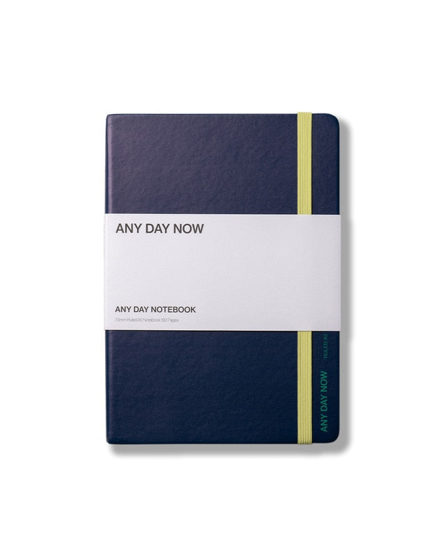 A5 Ruled Notebook - Navy