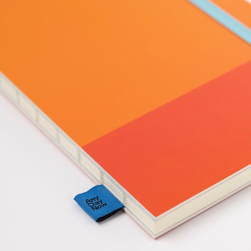 Bound Notebook - Orange & Red