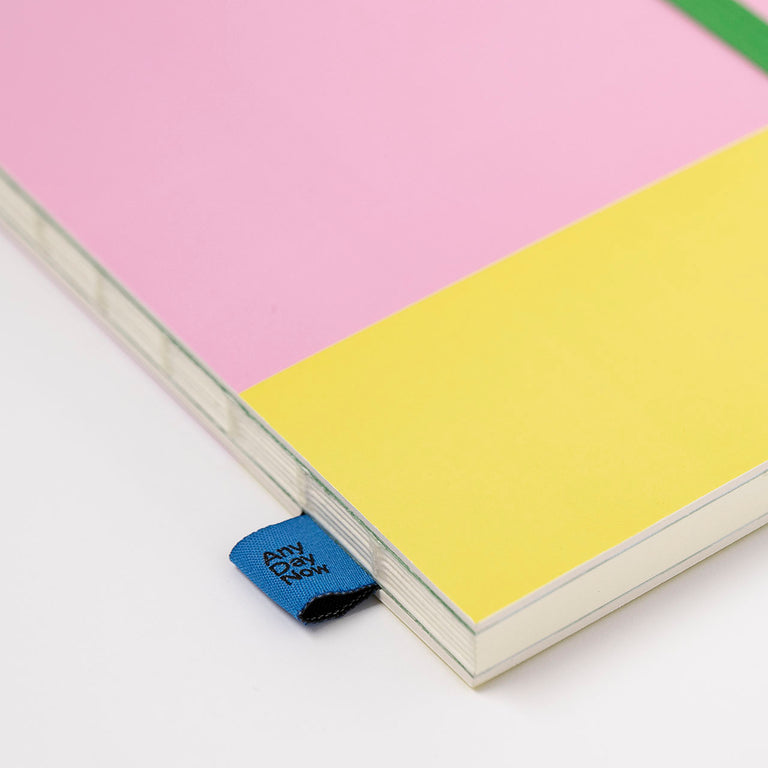 Ruled Notebook - Pink & Yellow