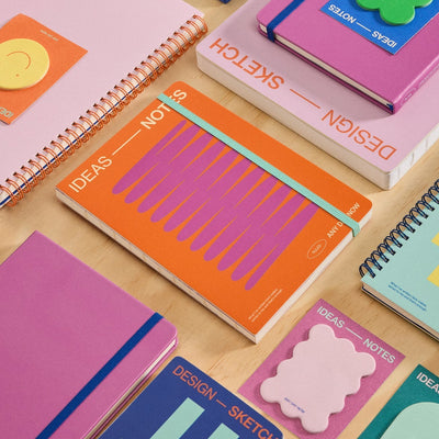 Ruled Notebook - Coral