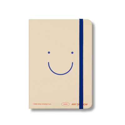 Ruled Smiley Notebook - Sand