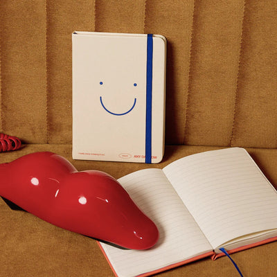 Ruled Smiley Notebook - Sand