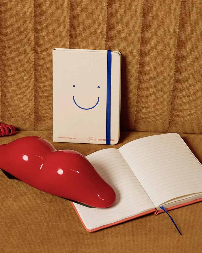 Ruled Smiley Notebook - Sand