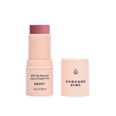 Spf 50 Natural Lip & Cheek Tint - Berry