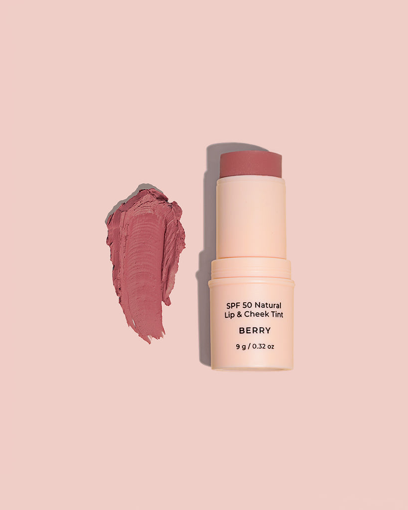 Spf 50 Natural Lip & Cheek Tint - Berry