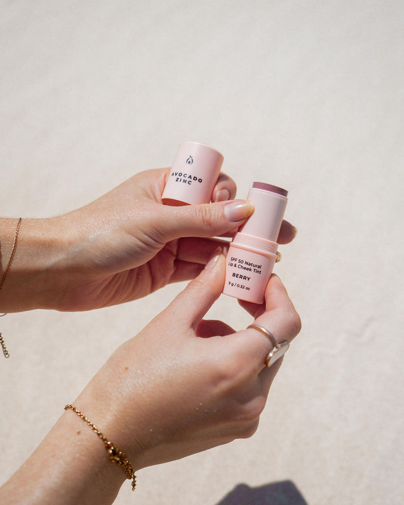 Spf 50 Natural Lip & Cheek Tint - Berry