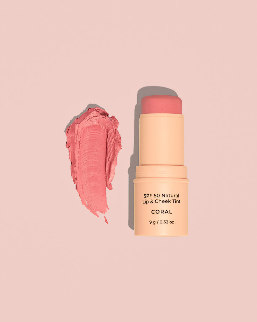 Spf 50 Natural Lip & Cheek Tint - Coral