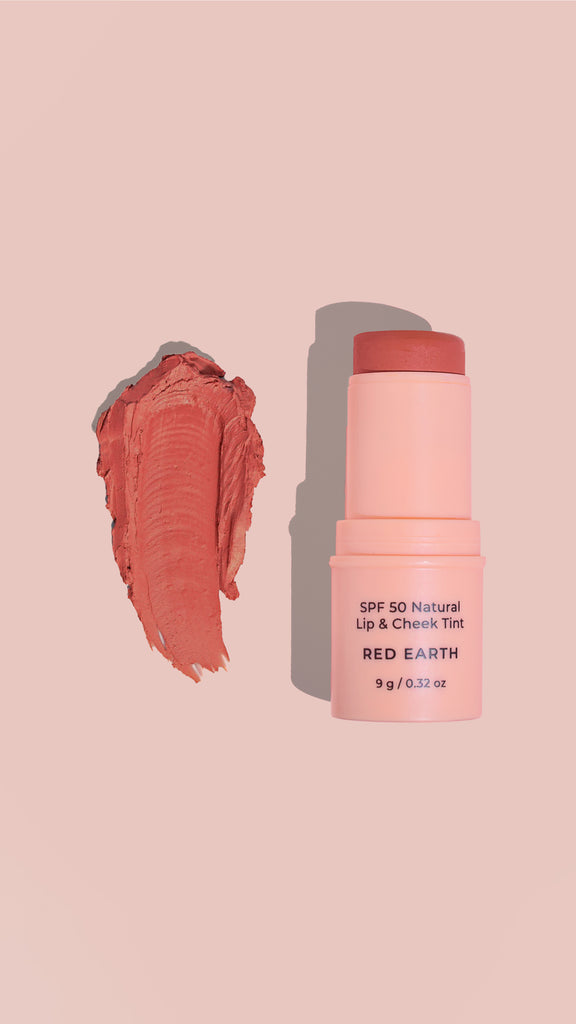 Spf 50 Natural Lip & Cheek Tint - Red Earth