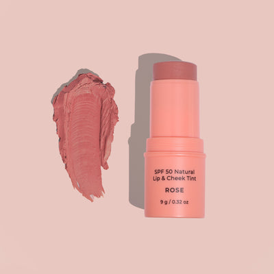 Spf 50 Natural Lip & Cheek Tint - Rose