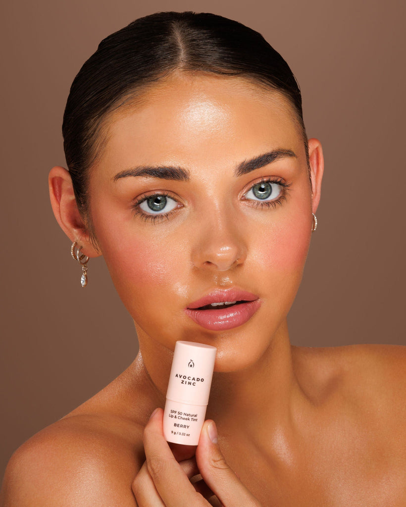 Spf 50 Natural Lip & Cheek Tint - Berry