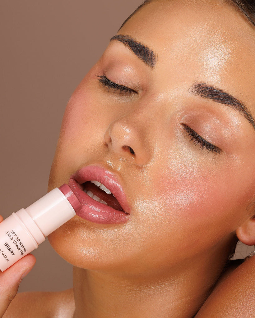 Spf 50 Natural Lip & Cheek Tint - Berry