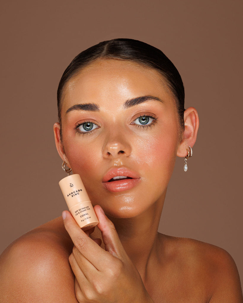 Spf 50 Natural Lip & Cheek Tint - Coral