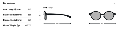 Baby Sunglasses - Denim Blue