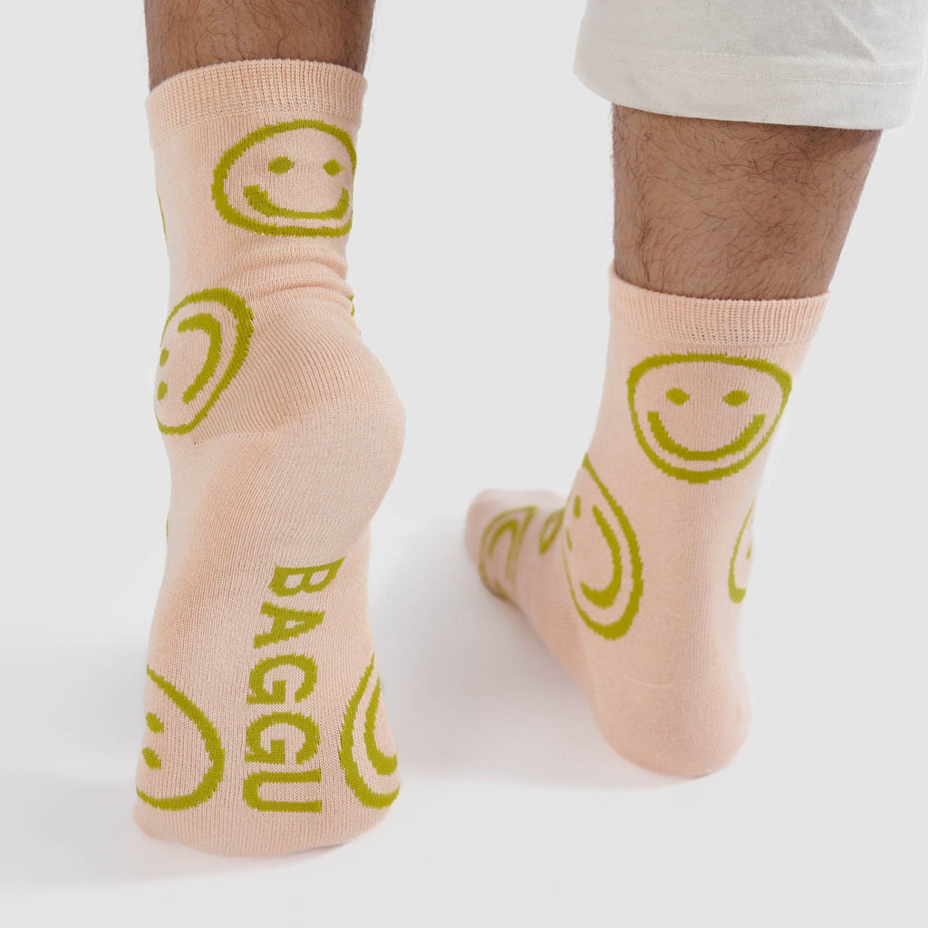 Baggu - Happy Crew Socks