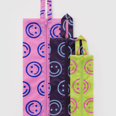 3D Zip Pouch Set - Bright Happy Mix