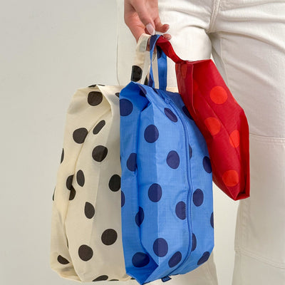 3D Zip Pouch Set - Polka Dot Mix