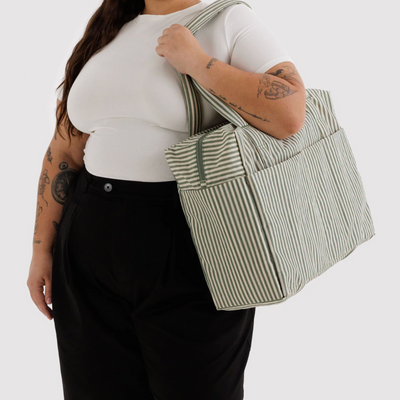 Cloud Carry-On Bags - Sage Stripe