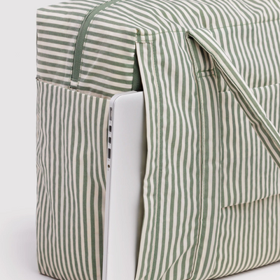 Cloud Carry-On Bags - Sage Stripe