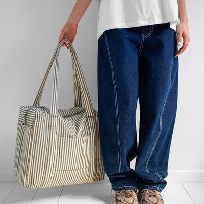 Cloud Carry-On Bags - Sage Stripe