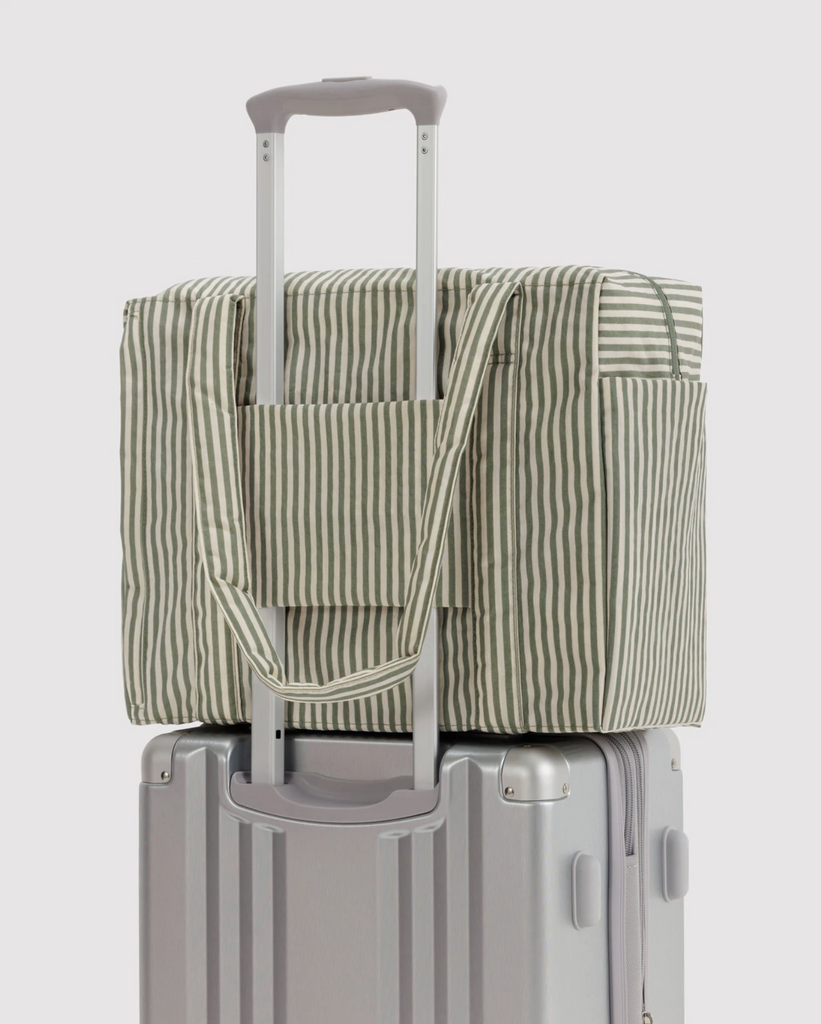 Cloud Carry-On Bags - Sage Stripe