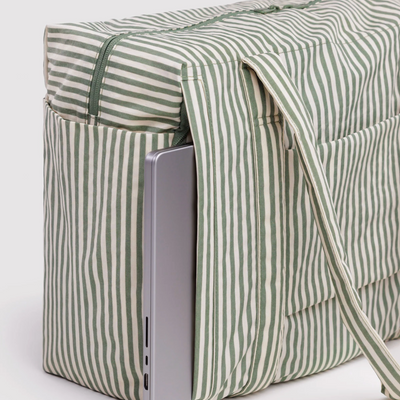 Cloud Carry-On Bags - Sage Stripe