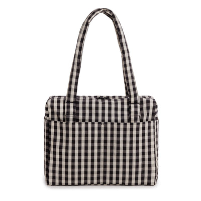 Cloud Carry-On Bags - Black & Cream Gingham