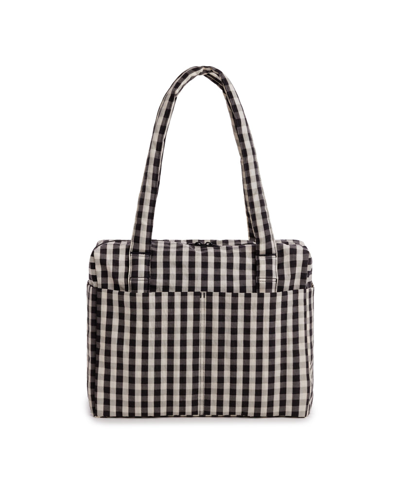 Cloud Carry-On Bags - Black & Cream Gingham