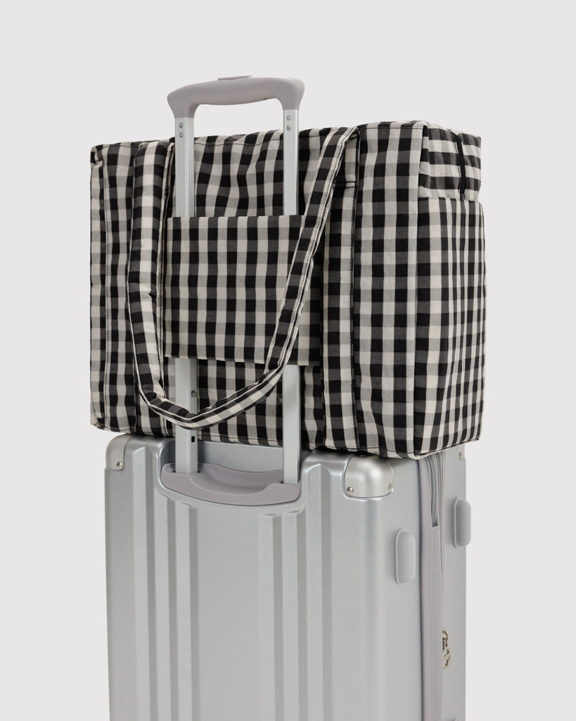 Cloud Carry-On Bags - Black & Cream Gingham