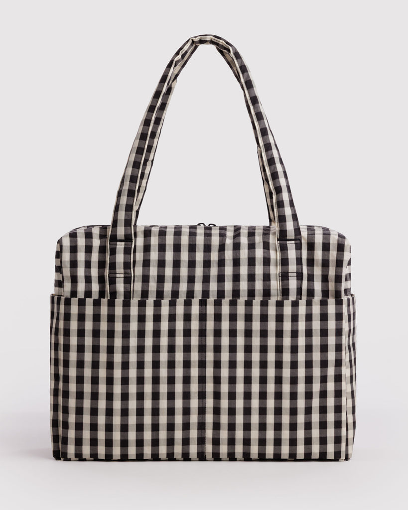 Cloud Carry-On Bags - Black & Cream Gingham