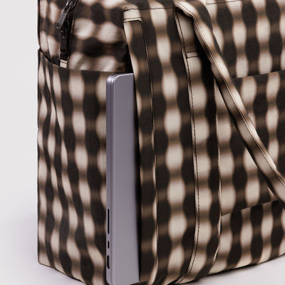 Cloud Carry-On Bags - Blurred Brown Gingham