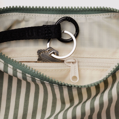 Crescent Bags - Sage Stripe