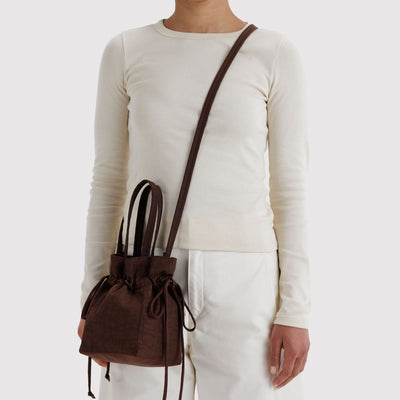 Drawstring Bag - Coffee