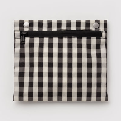 Everyday Cloud Bag - Black & Cream Gingham