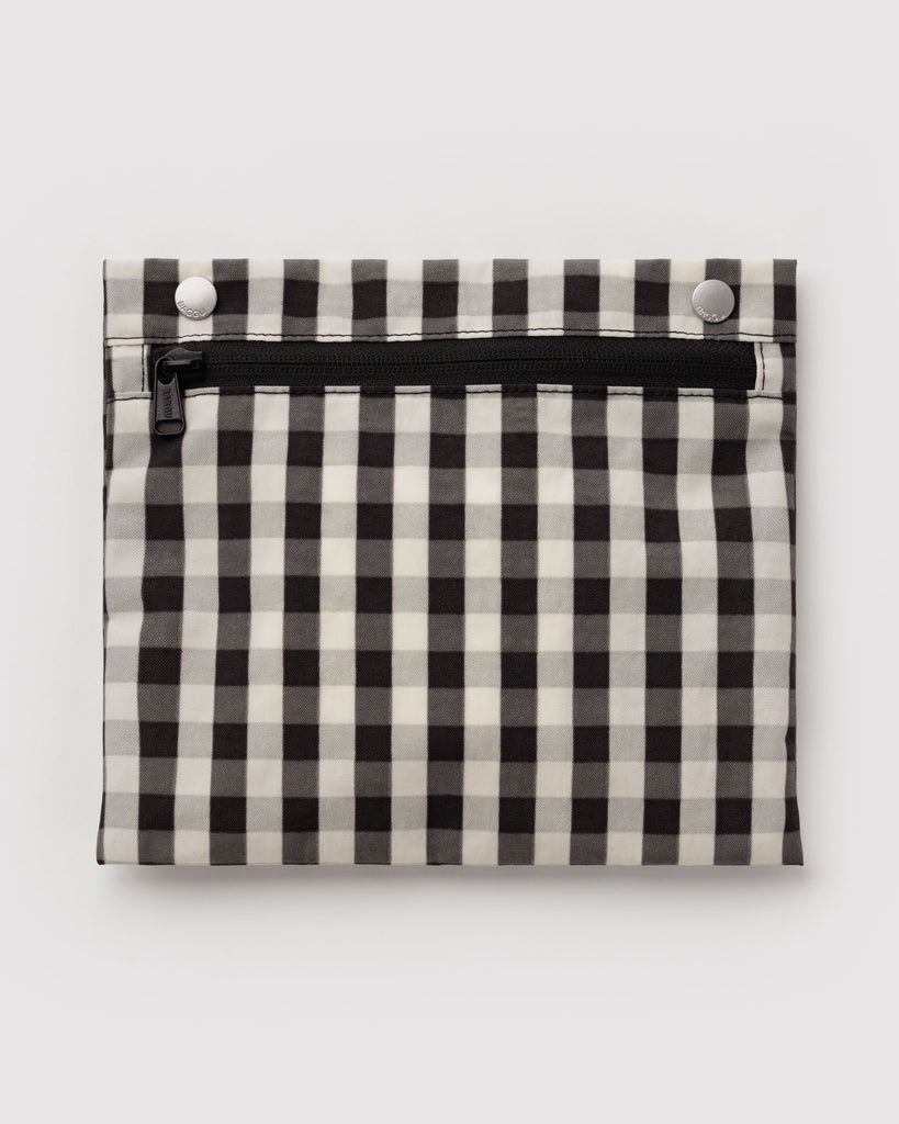 Everyday Cloud Bag - Black & Cream Gingham