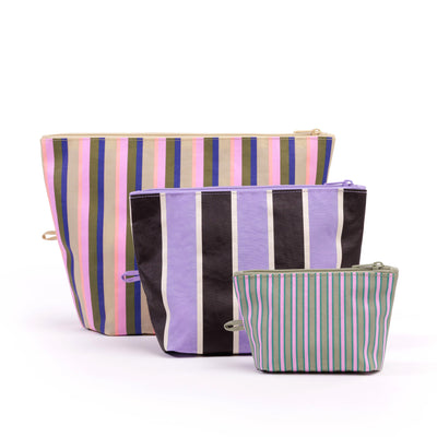 Go Pouch Set - Candy Shop Stripes