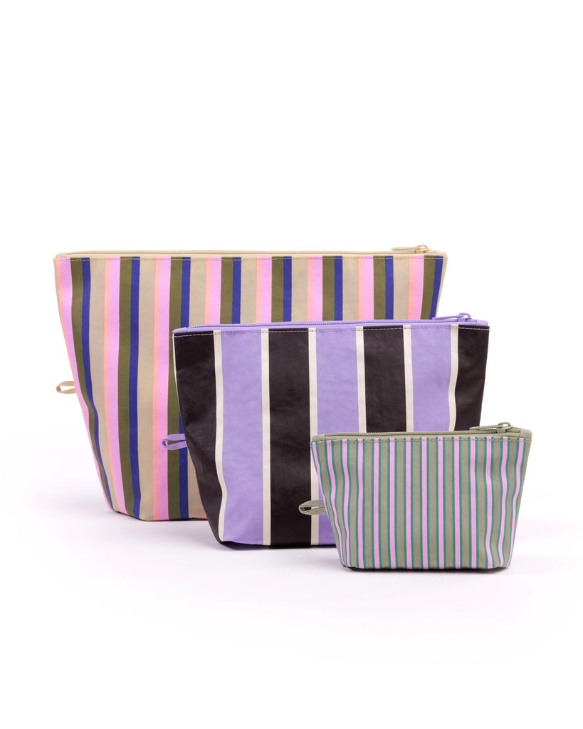 Go Pouch Set - Candy Shop Stripes