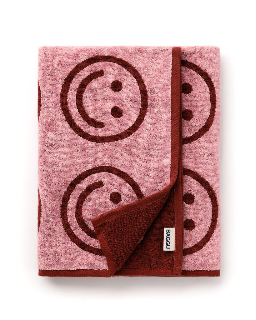 Happy Bath Towel - Blush