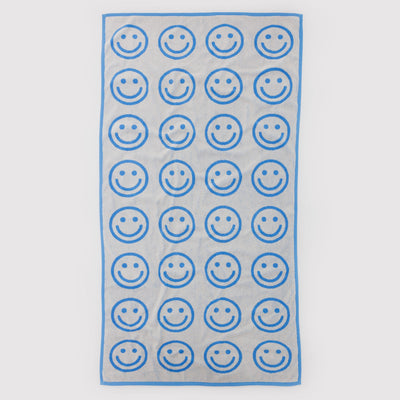 Happy Bath Towel - Sky Blue
