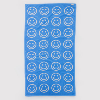 Happy Bath Towel - Sky Blue