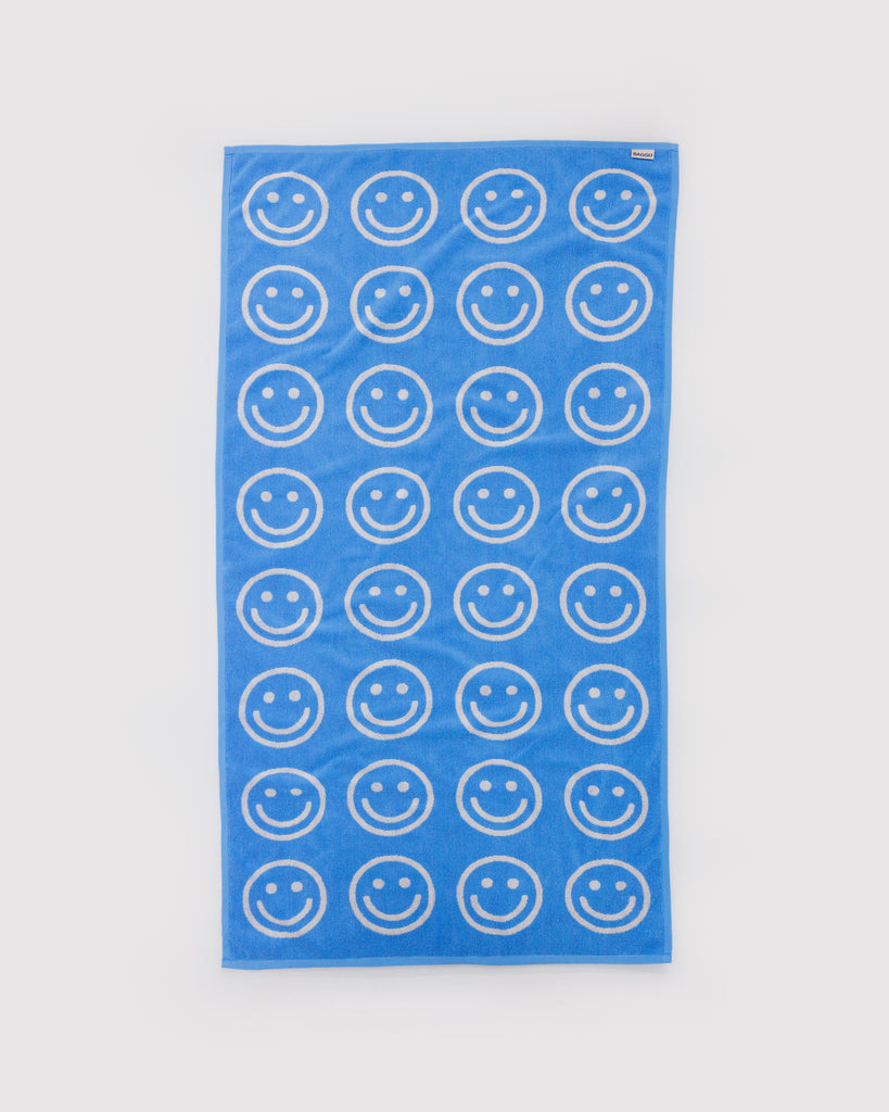 Happy Bath Towel - Sky Blue
