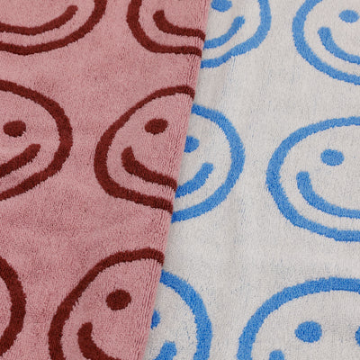 Happy Hand Towels - Blush & Sky