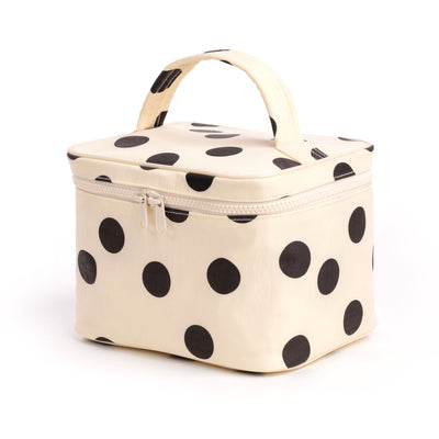 Large Cosmetic Case - Polka Dot